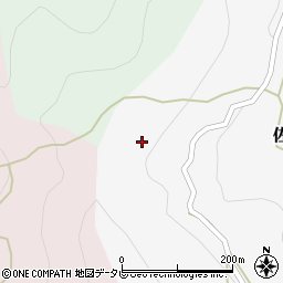 高知県長岡郡大豊町佐賀山306周辺の地図