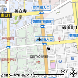 ローソン苅田京町一丁目店周辺の地図