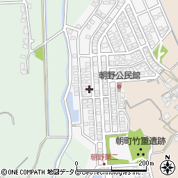 福岡県宗像市朝野268周辺の地図