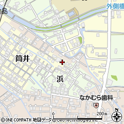 愛媛県伊予郡松前町筒井1055-4周辺の地図