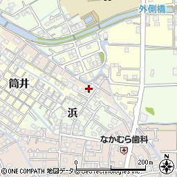 愛媛県伊予郡松前町北黒田554-4周辺の地図