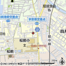 愛媛県伊予郡松前町筒井1160-6周辺の地図
