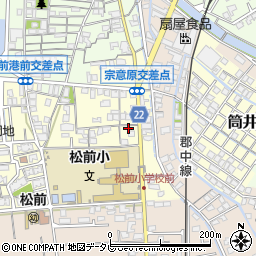 愛媛県伊予郡松前町筒井1160-5周辺の地図