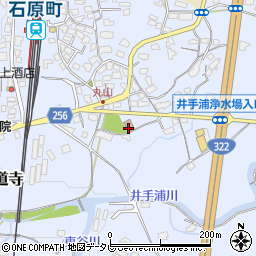 新道寺第一公民館周辺の地図