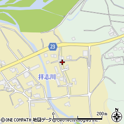 愛媛県東温市下林877周辺の地図