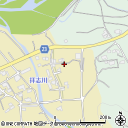 愛媛県東温市下林874周辺の地図