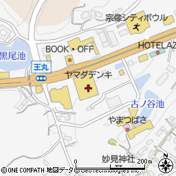 ヤマダデンキテックランド宗像店周辺の地図