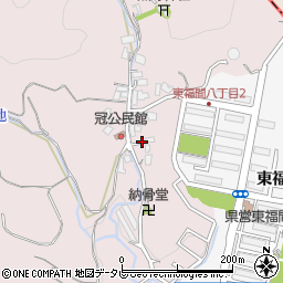 福岡県福津市手光134周辺の地図