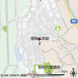福岡県宗像市朝野228周辺の地図