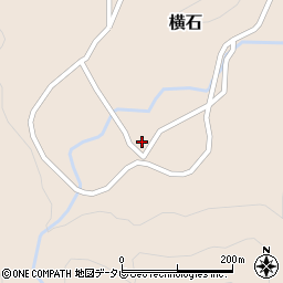 徳島県那賀郡那賀町横石桑原周辺の地図