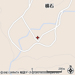 徳島県那賀町（那賀郡）横石（桑原）周辺の地図