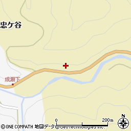 徳島県那賀郡那賀町府殿クノト周辺の地図