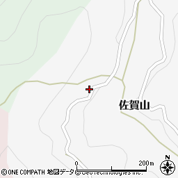 高知県長岡郡大豊町佐賀山290周辺の地図