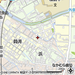 愛媛県伊予郡松前町北黒田556-9周辺の地図