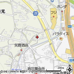 愛媛県伊予郡砥部町重光266-2周辺の地図