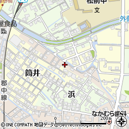 愛媛県伊予郡松前町北黒田556-1周辺の地図