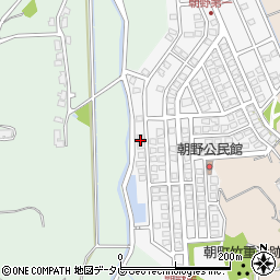 福岡県宗像市朝野284周辺の地図