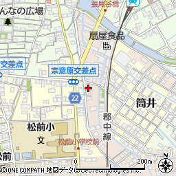 愛媛県伊予郡松前町北黒田1107周辺の地図