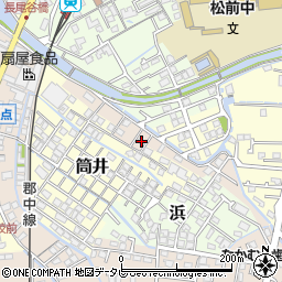 愛媛県伊予郡松前町北黒田556-3周辺の地図