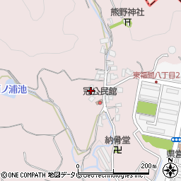 福岡県福津市手光129周辺の地図