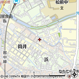 愛媛県伊予郡松前町北黒田556-6周辺の地図