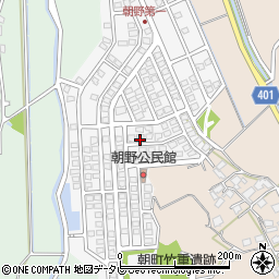 福岡県宗像市朝野216周辺の地図