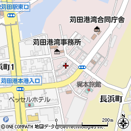 福岡県京都郡苅田町港町周辺の地図