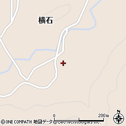 徳島県那賀郡那賀町横石長野周辺の地図