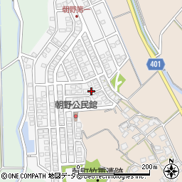 福岡県宗像市朝野219周辺の地図