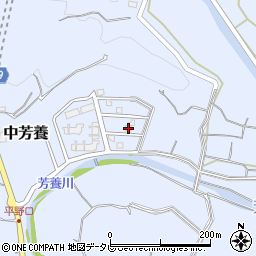 和歌山県田辺市中芳養2124-21周辺の地図