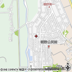 福岡県宗像市朝野263周辺の地図
