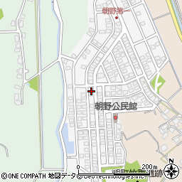 福岡県宗像市朝野256周辺の地図