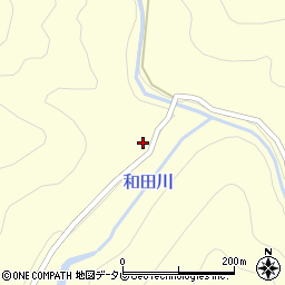 和歌山県田辺市和田534周辺の地図