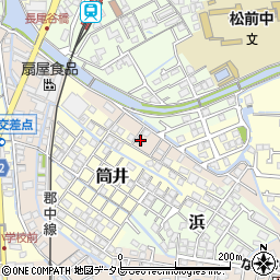 愛媛県伊予郡松前町北黒田558-6周辺の地図