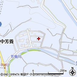 和歌山県田辺市中芳養2124-26周辺の地図