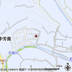 和歌山県田辺市中芳養2124-25周辺の地図