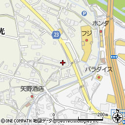 愛媛県伊予郡砥部町重光199-4周辺の地図