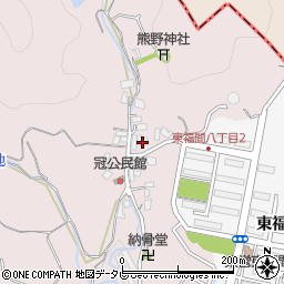 福岡県福津市手光126周辺の地図