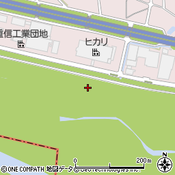 松山川内自転車道線周辺の地図