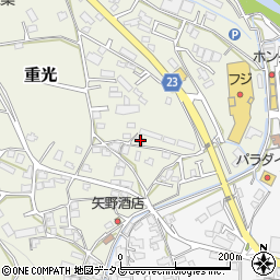 愛媛県伊予郡砥部町重光201-1周辺の地図
