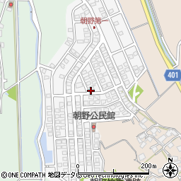 福岡県宗像市朝野176周辺の地図