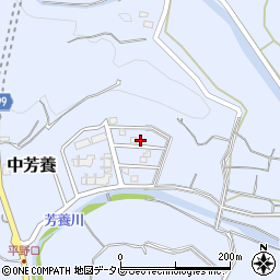 和歌山県田辺市中芳養2124-34周辺の地図