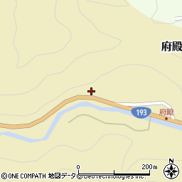 徳島県那賀郡那賀町府殿周辺の地図