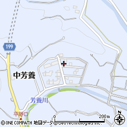 和歌山県田辺市中芳養2124-31周辺の地図