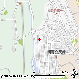 福岡県宗像市朝野195周辺の地図