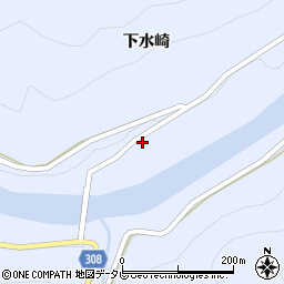 徳島県那賀郡那賀町水崎下水崎3周辺の地図