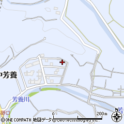 和歌山県田辺市中芳養2124-38周辺の地図