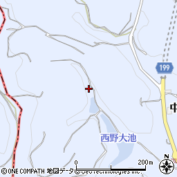 和歌山県田辺市中芳養2096-5周辺の地図