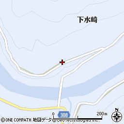 徳島県那賀郡那賀町水崎下水崎10周辺の地図