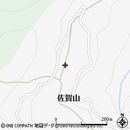 高知県長岡郡大豊町佐賀山220周辺の地図